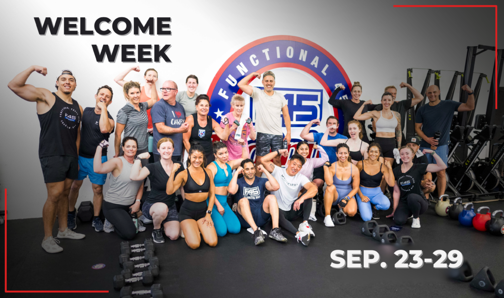 F45 Ventura County Welcome Week September 23-29 featuring free training, referral rewards, and special offers at F45 Ventura, Camarillo, and Thousand Oaks.